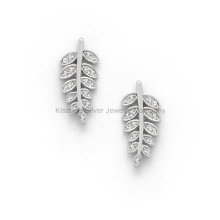 Hot Selling 925 Silver Jewellery Leaf Jewelry Set (KE3032)